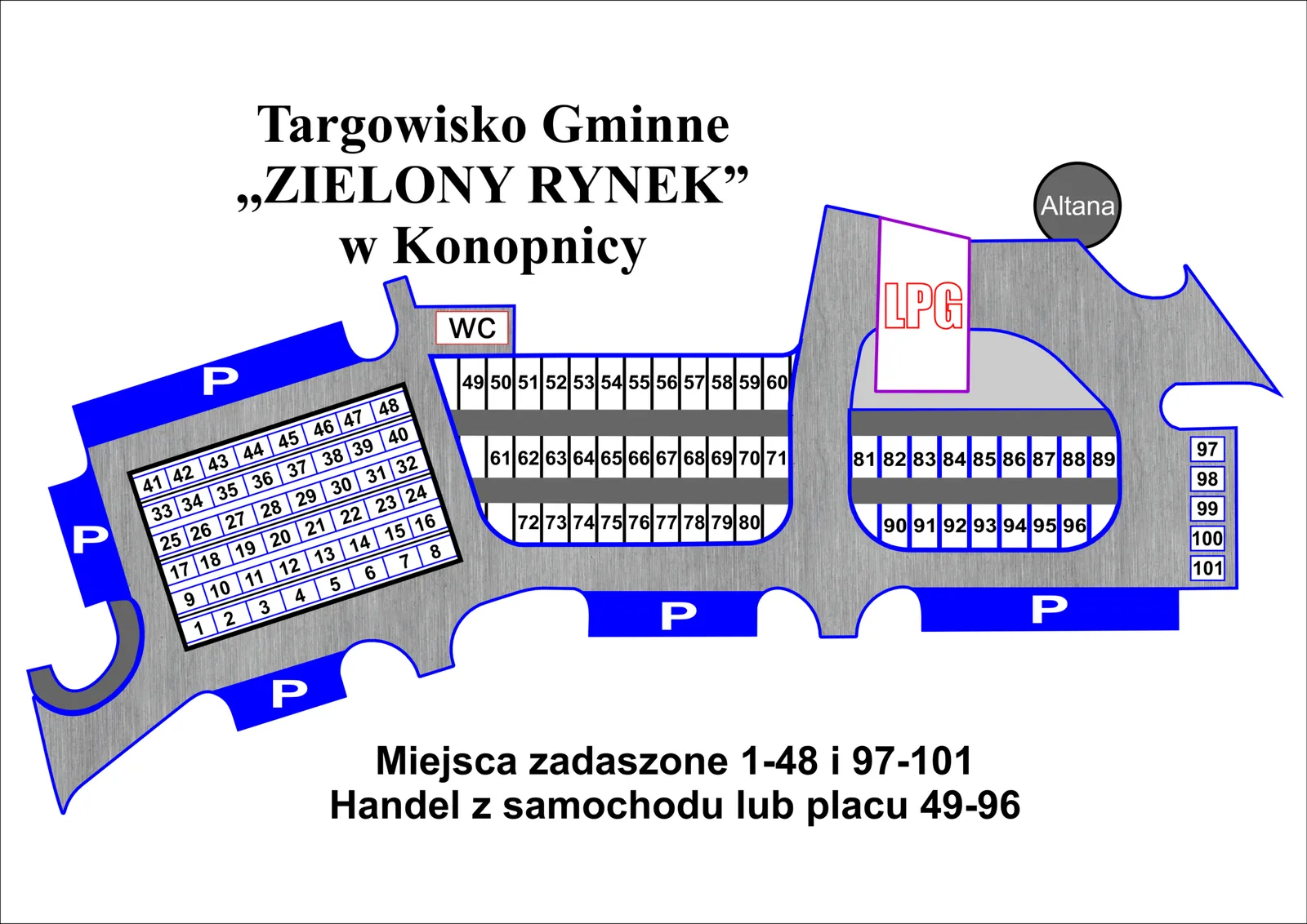Zdjęcie targu — Targowisko gminne Zielony Rynek Konopnica